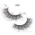 short false eyelashes full strip 3d 5mm eyelashes